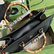 	 BAGSAAA GUCCI DIANA MEDIUM TOTE BAG BLACK - 5