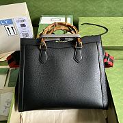 	 BAGSAAA GUCCI DIANA MEDIUM TOTE BAG BLACK - 2