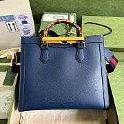 	 BAGSAAA GUCCI DIANA MEDIUM TOTE BAG BLUE - 3