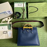 	 BAGSAAA GUCCI DIANA MEDIUM TOTE BAG BLUE - 2