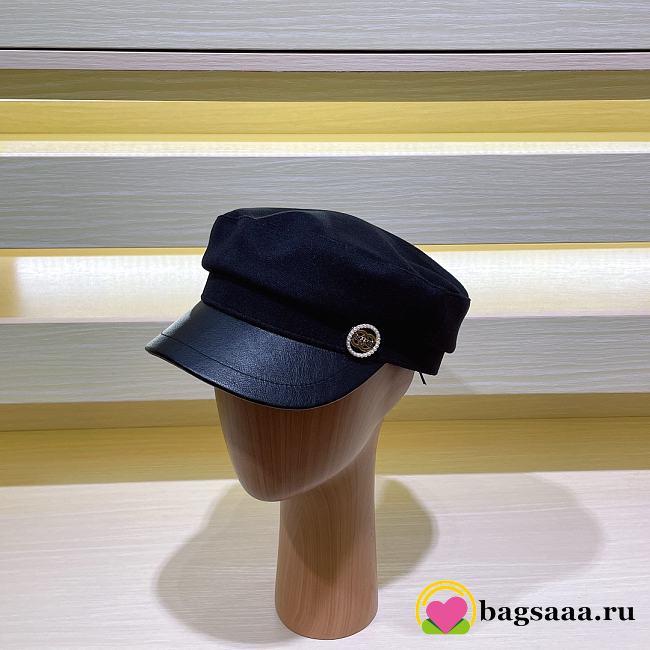 Chanel Braided Black Hat - 1