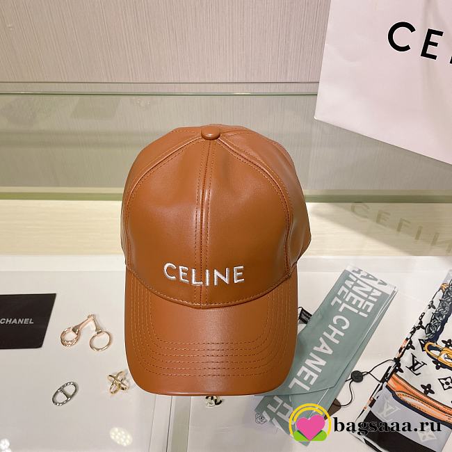 	 Bagsaaa Celine Cap Brown Leather - 1