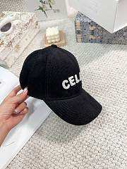Bagsaaa Celine Cap Black Hat - 5