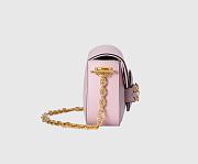 Bagsaaa Gucci Horsebit 1955 Shoulder bag in pink - W24cm x H13cm x D5.5cm - 6