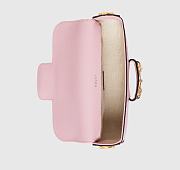 Bagsaaa Gucci Horsebit 1955 Shoulder bag in pink - W24cm x H13cm x D5.5cm - 2