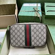 BAGSAAA GUCCI SAVOY TOILETRY CASE WITH WEB - 3