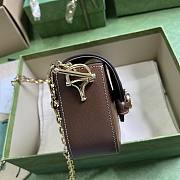 Bagsaaa Gucci Horsebit 1955 Shoulder bag in brown - W24cm x H13cm x D5.5cm - 6