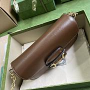 Bagsaaa Gucci Horsebit 1955 Shoulder bag in brown - W24cm x H13cm x D5.5cm - 5