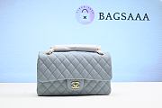 Bagsaaa Chanel Classic Flap Bag In Light Blue Caviar - 25cm - 1