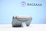 Bagsaaa Chanel Classic Flap Bag In Light Blue Caviar - 25cm - 5