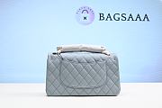 Bagsaaa Chanel Classic Flap Bag In Light Blue Caviar - 25cm - 6