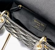	 Bagsaaa Dior Lady Medium Black Bag 24cm - 2