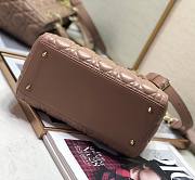 	 Bagsaaa Dior Lady Medium Nude Bag 24cm - 5