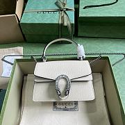 Bagsaaa Gucci Dionysus mini top handle in white - 18x12x6cm - 1