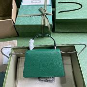 Bagsaaa Gucci Dionysus mini top handle in green - 18x12x6cm - 3