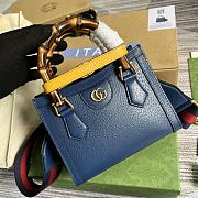 Bagsaaa Gucci Diana GG tote bag blue - 20*16*10cm - 1
