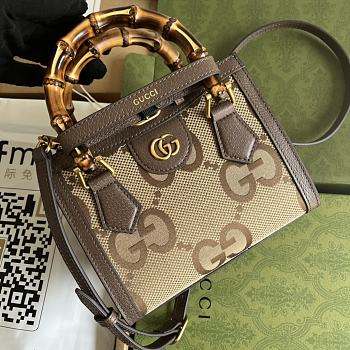 Bagsaaa Gucci Diana GG Jumbo tote bag - 20*16*10cm