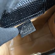Bagsaaa Gucci Mini Diana Lizard Black Leather 20x15.5x10cm - 6