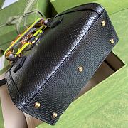	 Bagsaaa Gucci Mini Diana Python Black Leather 20x15.5x10cm - 3