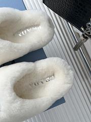 	 Bagsaaa Prada Shearling mules white - 4