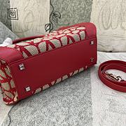 Bagsaaa Valentino Garavani Toile Iconographe Small Tote Bag Red 28cm - 2