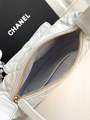 Bagsaaa Chanel Bucket Bag White Caviar - 5