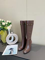 Bagsaaa Louis Vuitton Leather Long Boots 3 colors - 2