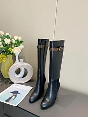 Bagsaaa Louis Vuitton Leather Long Boots 3 colors - 4