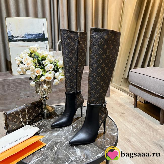 Bagsaaa Louis Vuitton ankle long boots - 1