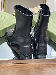 Bagsaaa Gucci Horsebit Ankle Boots Black - 6