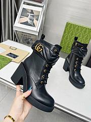 Bagsaaa Gucci Ankle Boots With Double G - 5