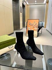 	 Bagsaaa Gucci Tom Heel Boots - Black - 1