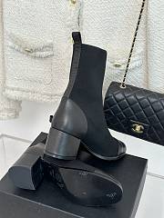 	 Bagsaaa Chanel Ankle Short Boots Black - 3