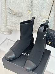 	 Bagsaaa Chanel Ankle Short Boots Black - 6
