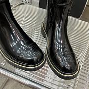 	 Bagsaaa Chanel Chelsea Black Patent Leather Long Boots - 4