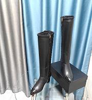 Bagsaaa Chanel Ankle Long Black Boots - 5
