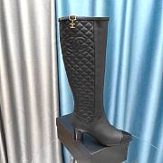 Bagsaaa Chanel Ankle Long Black Boots - 4