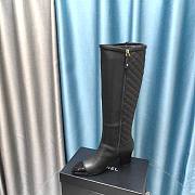 Bagsaaa Chanel Ankle Long Black Boots - 3