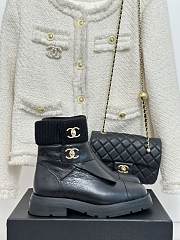 Bagsaaa Chanel Ankle & Booties Black Leather - 1