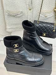Bagsaaa Chanel Ankle & Booties Black Leather - 3