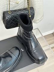 Bagsaaa Chanel Ankle & Booties Black Leather - 2