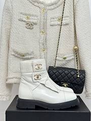 	 Bagsaaa Chanel Ankle & Booties White Leather - 1