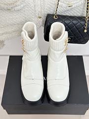 	 Bagsaaa Chanel Ankle & Booties White Leather - 6