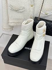	 Bagsaaa Chanel Ankle & Booties White Leather - 3