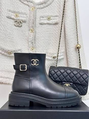 	 Bagsaaa Chanel Chelsea Leather Boots