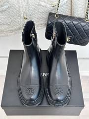 	 Bagsaaa Chanel Chelsea Leather Boots - 6