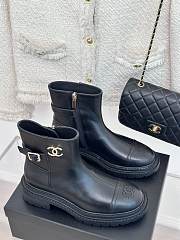 	 Bagsaaa Chanel Chelsea Leather Boots - 4