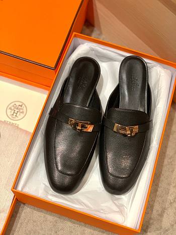 Bagsaaa Hermes Kelly Loafers Gold Hardware