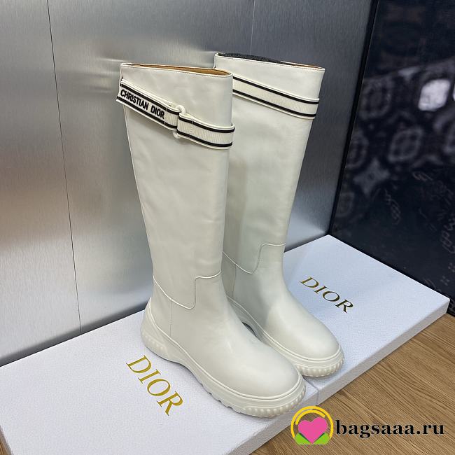 Bagsaaa Dior Over Knee White Boots - 1