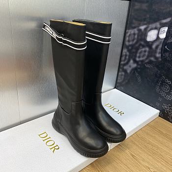 	 Bagsaaa Dior Over Knee Black Boots